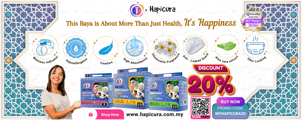 Top 8 Best Adult Diapers In Malaysia 2025 1 Hapicura Adult Diaper