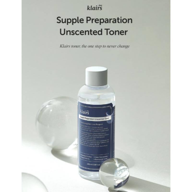 Top 10 Best Korean Toners in Malaysia 2025 3 Klairs Supple Preparation Unscented Toner