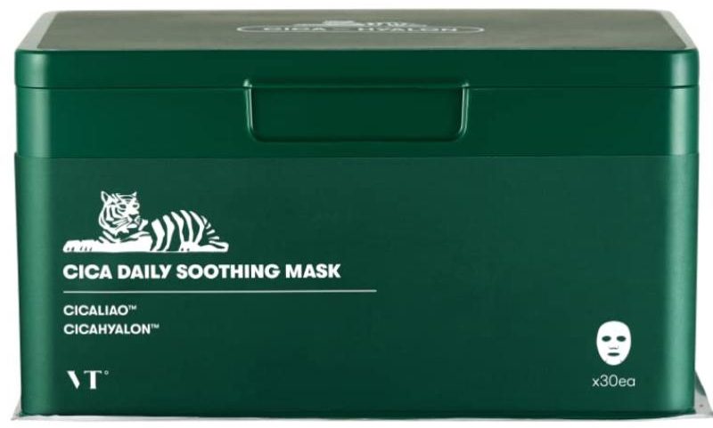 Top 16 Best Korean Face Masks for Oily Skin in Malaysia 2025 2 VT Cosmetics Daily Soothing Mask