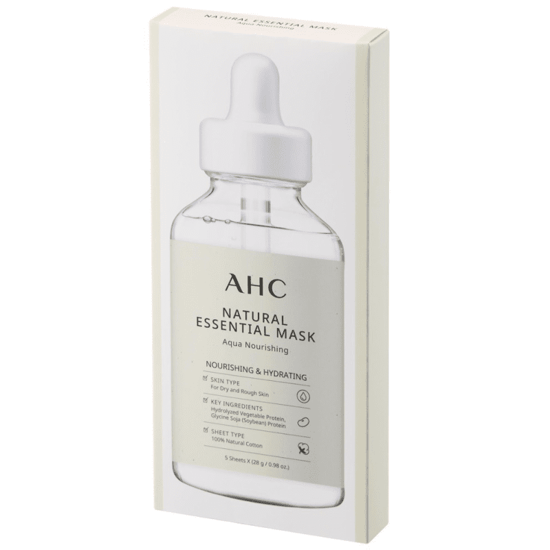 Top 16 Best Korean Face Masks for Dry Skin in Malaysia 2025 12 AHC Natural Essential Mask Aqua Nourishing