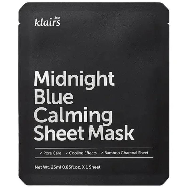 Top 16 Best Korean Face Masks for Oily Skin in Malaysia 2025 8 Dear, Klairs Midnight Blue Calming Sheet Mask