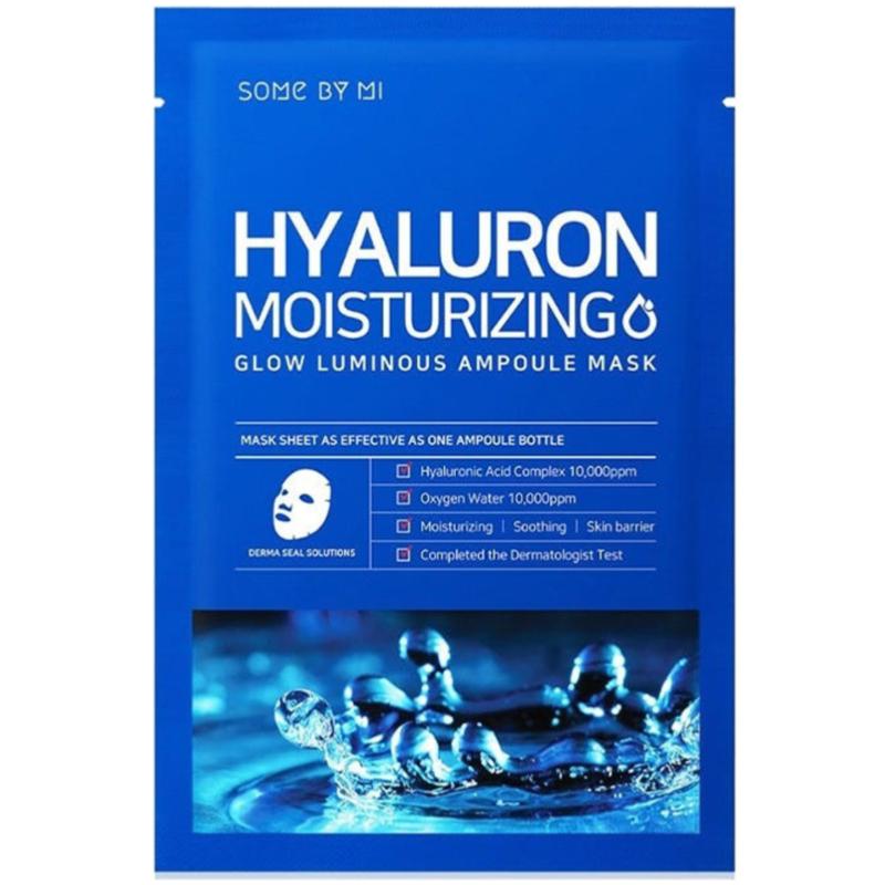Top 16 Best Korean Face Masks for Dry Skin in Malaysia 2025 6 SOME BY MI Hyaluron Moisturizing Glow Luminous Ampoule Mask