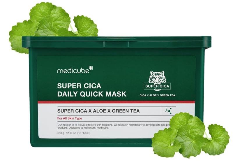 16 Korean Face Mask Terbaik Untuk Kulit Sensitif di Malaysia 2025 8 Medicube Super Cica Daily Quick Mask