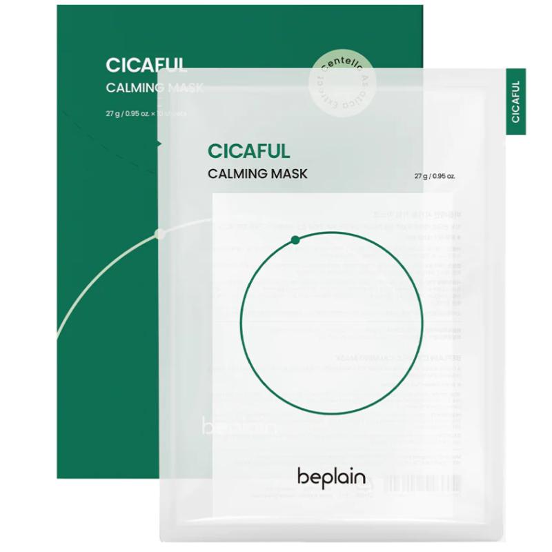 16 Korean Face Mask Terbaik Untuk Kulit Sensitif di Malaysia 2025 5 beplain Cicaful Calming Mask