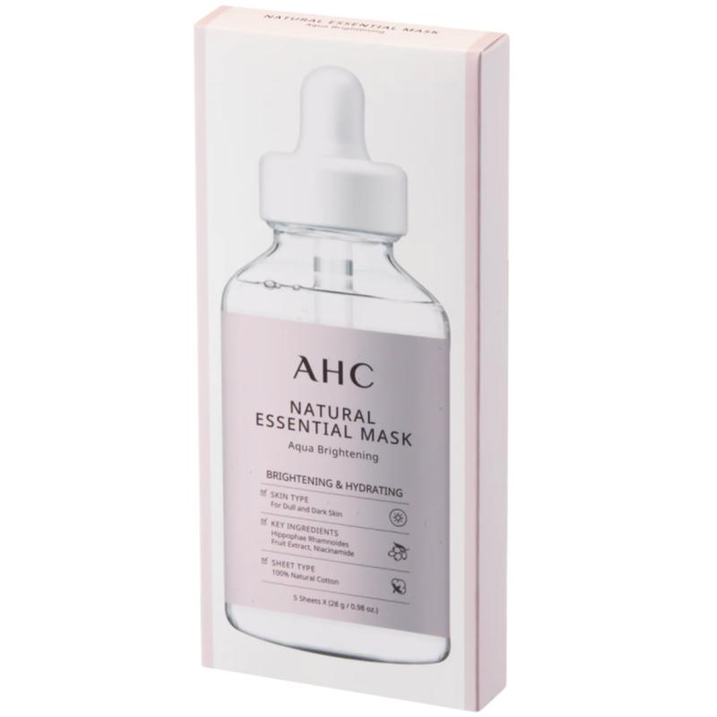 Top 18 Best Korean Face Masks in Malaysia 2026 14 AHC Natural Essential Mask Aqua Brightening