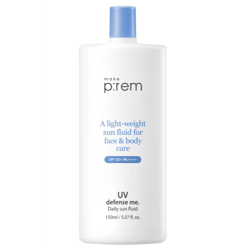 Top 8 Best Korean Sunscreens for Oily Skin in Malaysia 2025 3 make p:rem UV defense me. Daily sun fluid