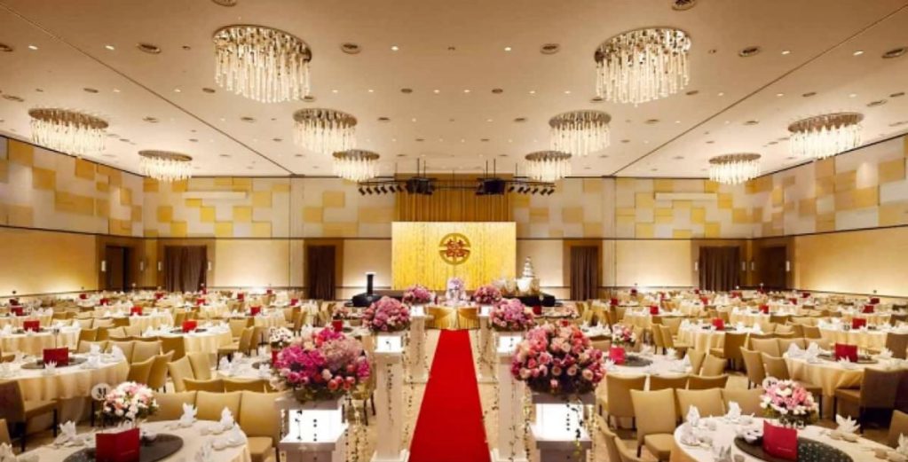 Top 10 Best Budget Wedding Venues Below RM 15,000 in KL 2025 3 wedding hall with red carpet e1709094713701