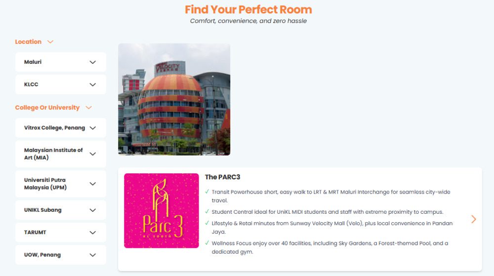 Top 10 Room Rental Websites in Malaysia 2026 9 BeLive 1