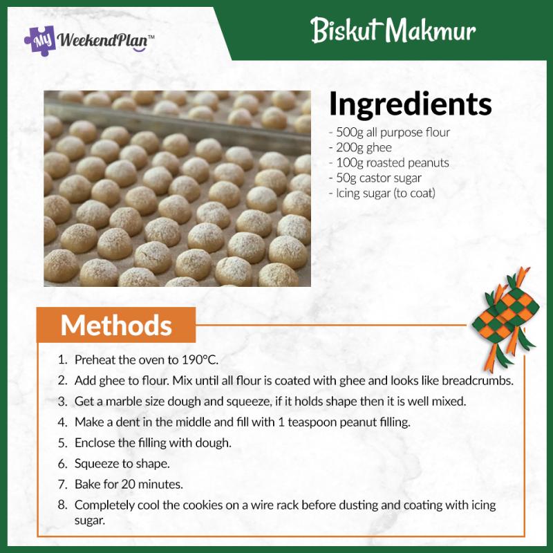 30 Easy & Delicious Kuih Raya Recipes in 2025 9 Biskut Makmur 1