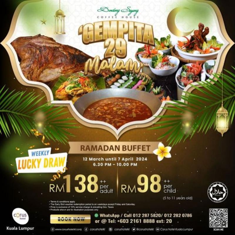 15 Bufet Ramadan Terbaik di KL 2024 5 Corus Hotel Kuala Lumpur