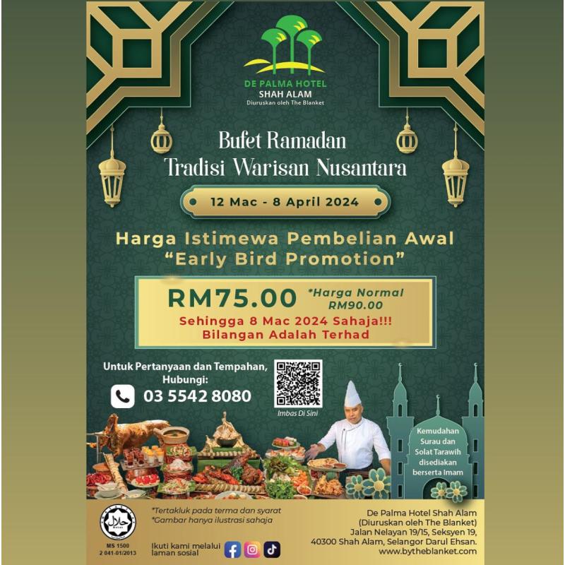 Top 10 Best Buffet Ramadan in Selangor 2024 2 De Palma Hotel Shah Alam