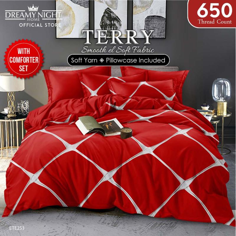 Top 10 Best Bedsheets in Malaysia 2025 7 Dreamynight-Home-Comfort-Bay-Terry-650TC-Bedsheet