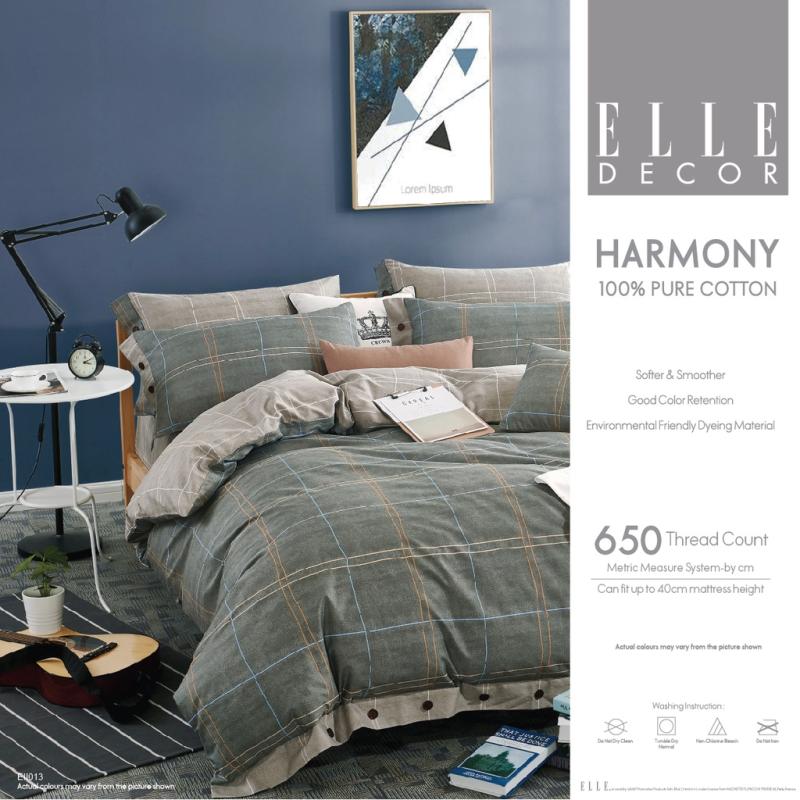 Top 10 Best Bedsheets in Malaysia 2025 12 Elle-Decor-Harmony-Cotton-Collection