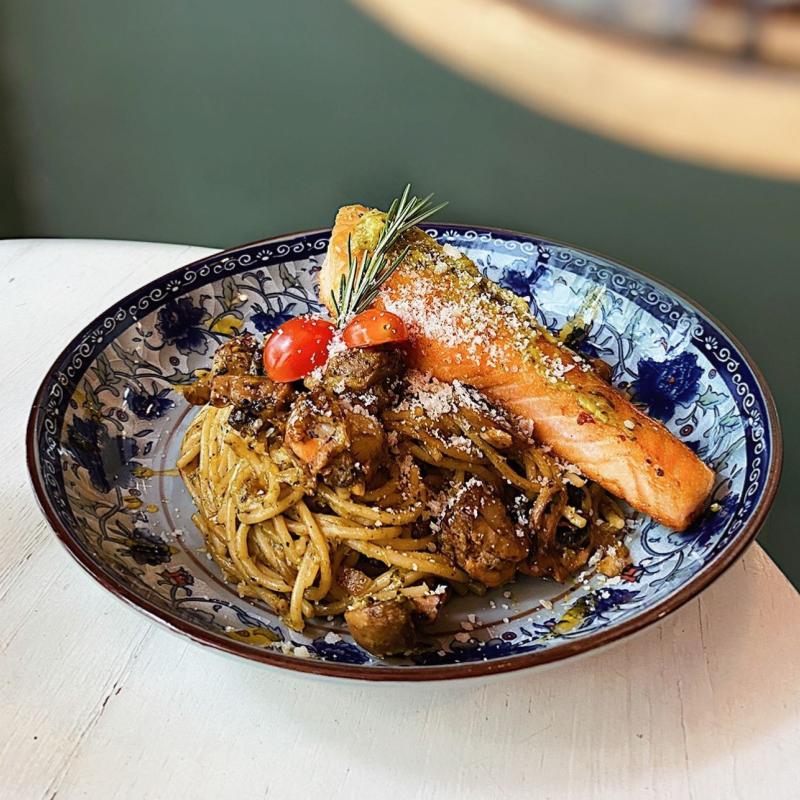 Top 10 Best Cafes in Ara Damansara 2025 10 Forebidden-salmon-pasta