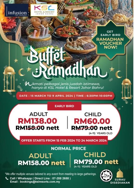 20 Bufet Ramadan Terbaik di Johor Bahru 2024 18 KSL Hotel Resort e1710482379955
