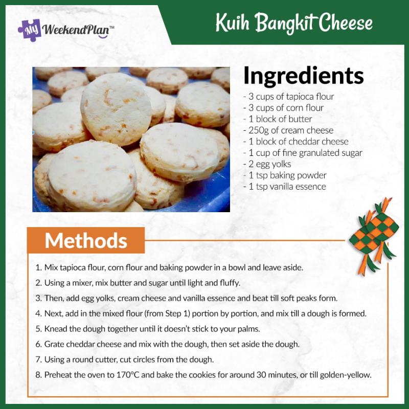 30 Easy & Delicious Kuih Raya Recipes in 2025 3 Kuih Bangkit Cheese 1