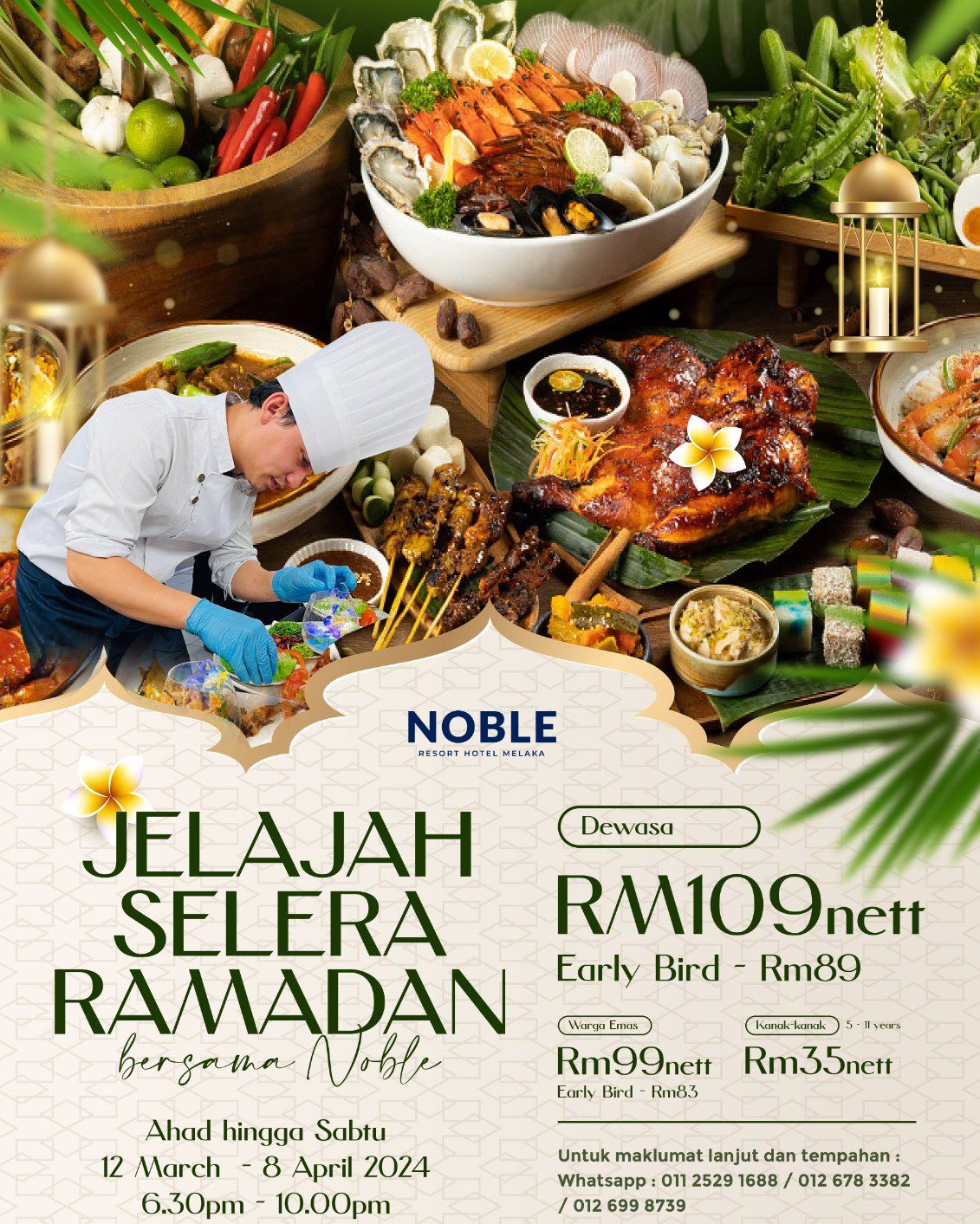 10 Bufet Ramadan Terbaik di Melaka 2024 18 Noble Resort Hotel Melaka