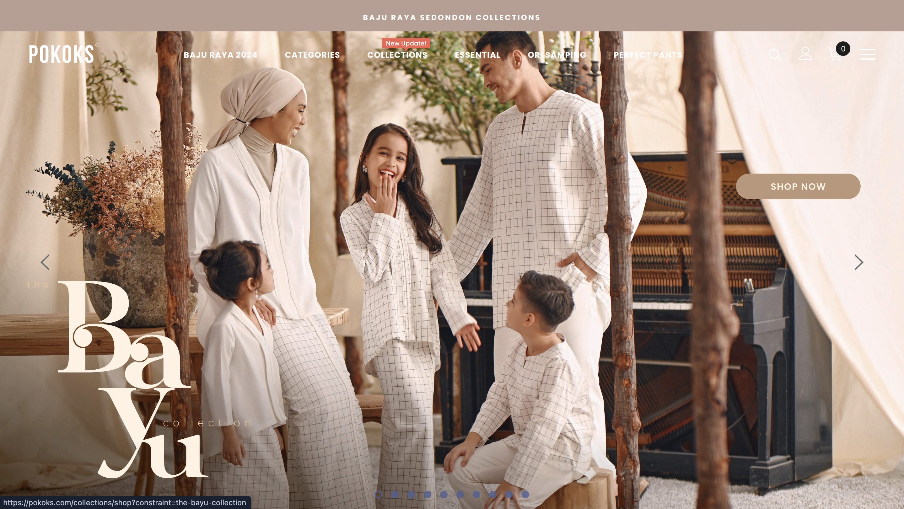 16 Butik Online untuk Baju Raya di Malaysia 2024 32 POKOKS