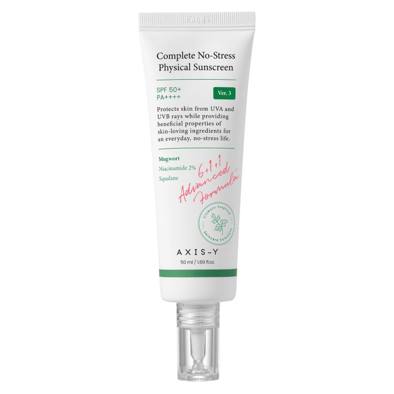 Top 10 Best Korean Sunscreens for Dry Skin in Malaysia 2025 10 AXIS Y Complete No Stress Physical Sunscreen