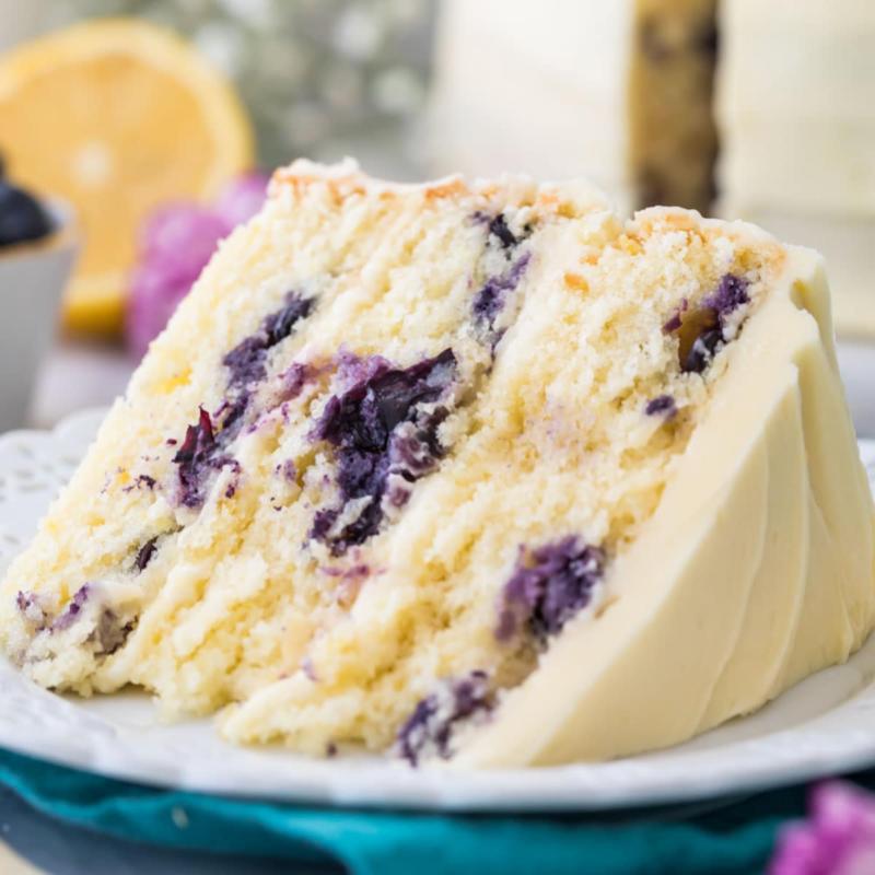 Top 10 Best Mother’s Day Cake Recipes in Malaysia 2024 3 Blueberry Lemon Cake
