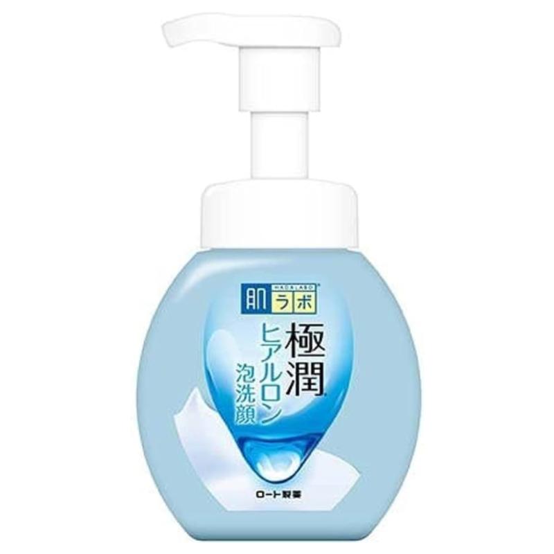 Top 10 Best Japanese Facial Cleansers for Sensitive Skin in Malaysia 2025 2 Hada Labo Super Hyaluronic Acid Cleansing Foam