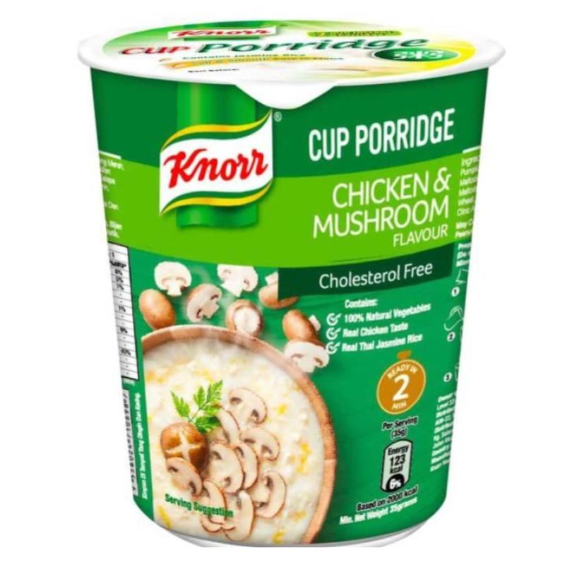Top 10 Best Instant Porridge You Can Buy In Malaysia 2025 2 Knorr Cup Porridge Chicken Mushroom Flavour
