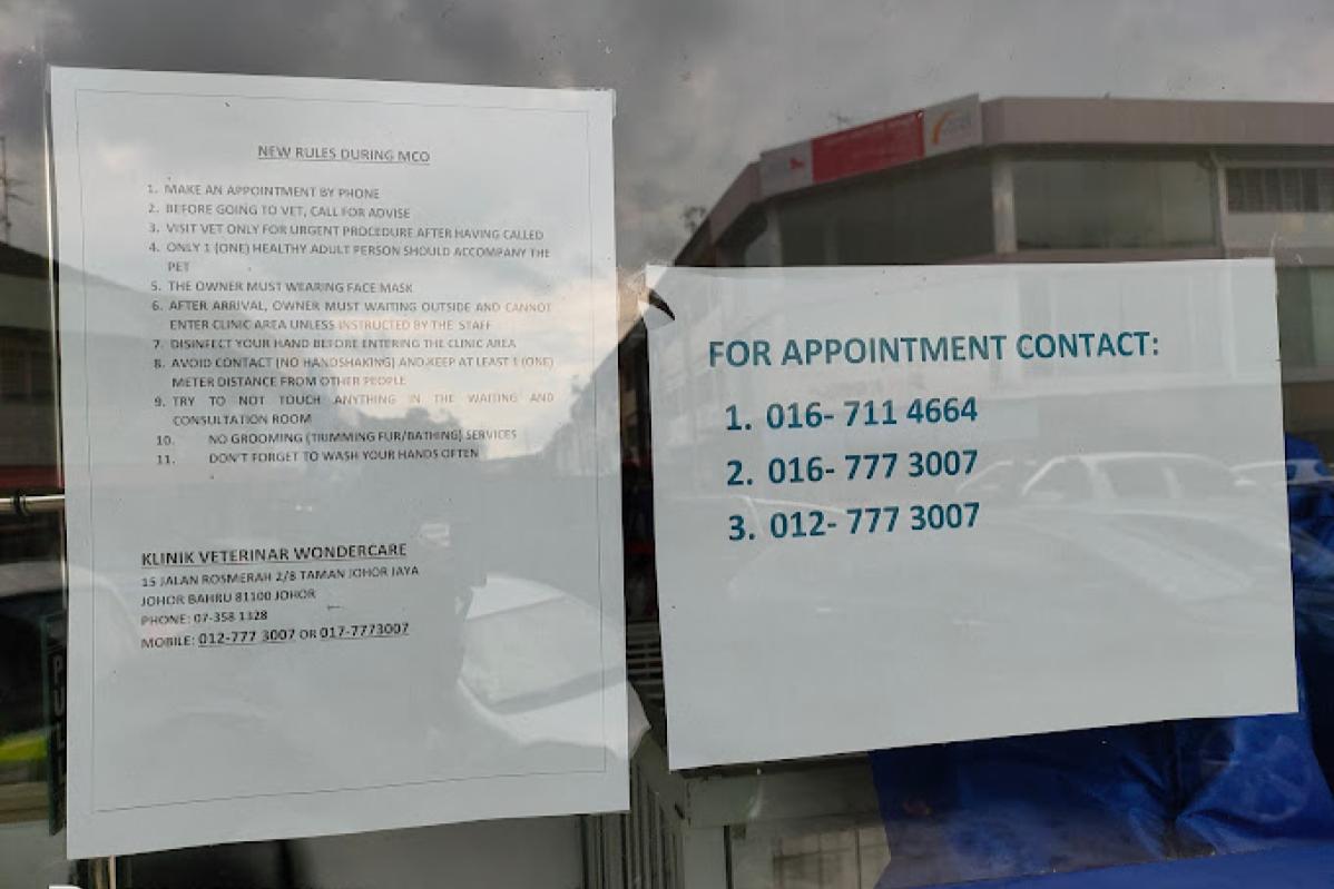 10 Klinik Haiwan Terbaik di Johor 2025 21 Wondercare Animal JB 1