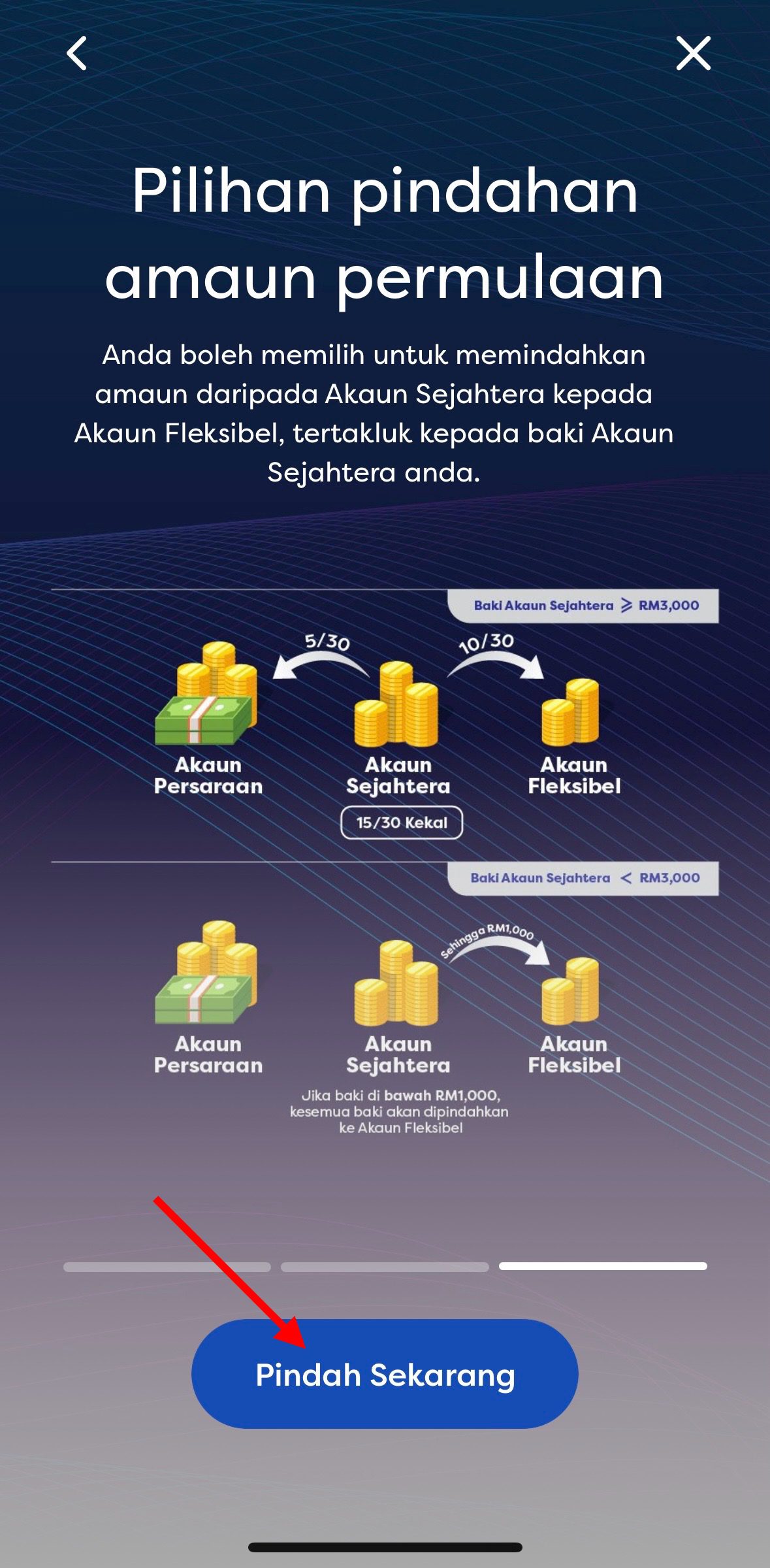 Cara Memindahkan Wang KWSP ke Akaun Ketiga 2 Aplikasi KWSP i Akaun