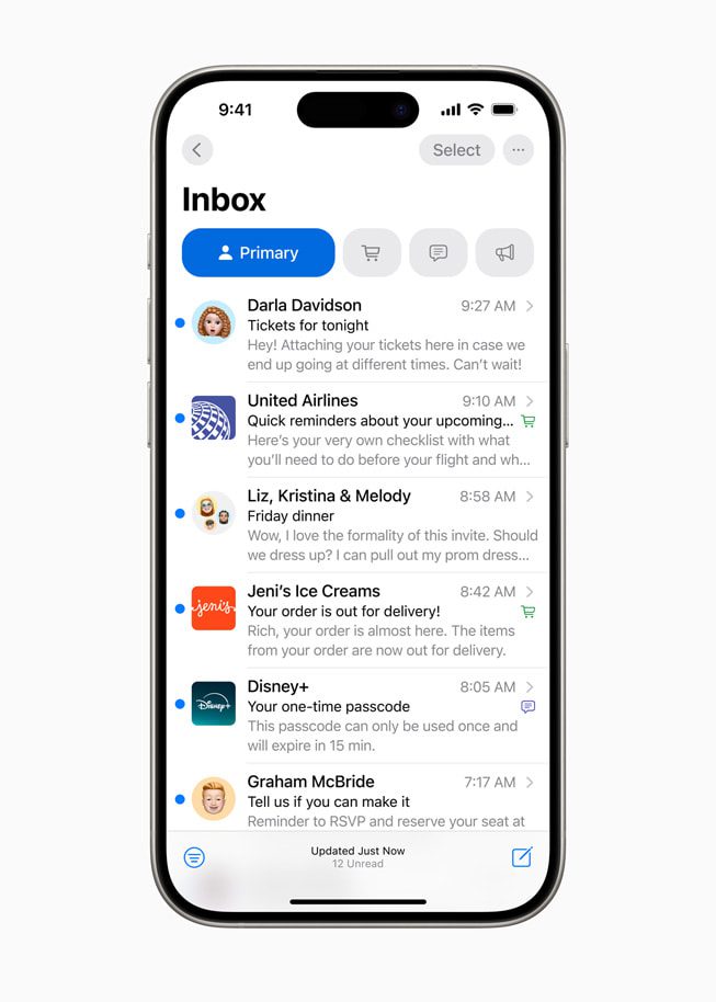 Apple iOS 18: Kenali Keluaran Perisian iPhone Terkini 9 Mail Features