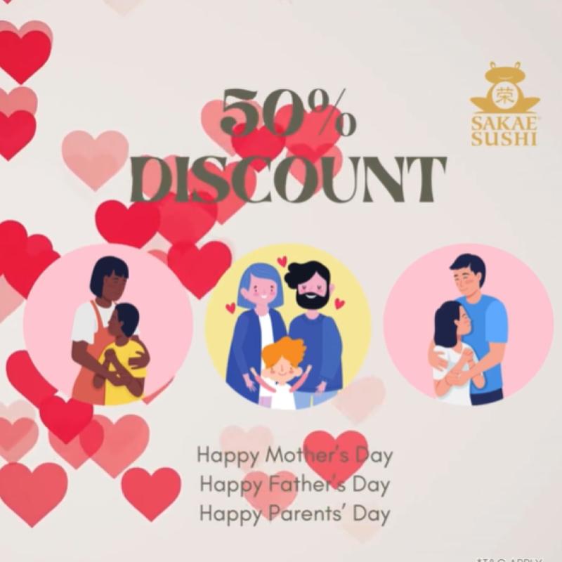 Don’t Miss Out These 20 Father's Day Promotions in Malaysia 2024 5 Sakae Sushi 1
