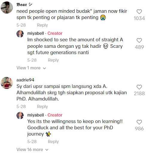 More than 10,000 Students Skip SPM, Many Dream of Becoming an Influencer 1 Tiktok @miyabell