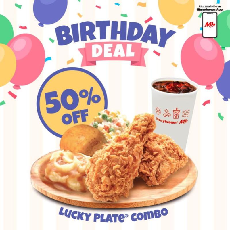 20 Freebie & Tawaran Hari Jadi di Malaysia 2025 5 Marrybrown 3
