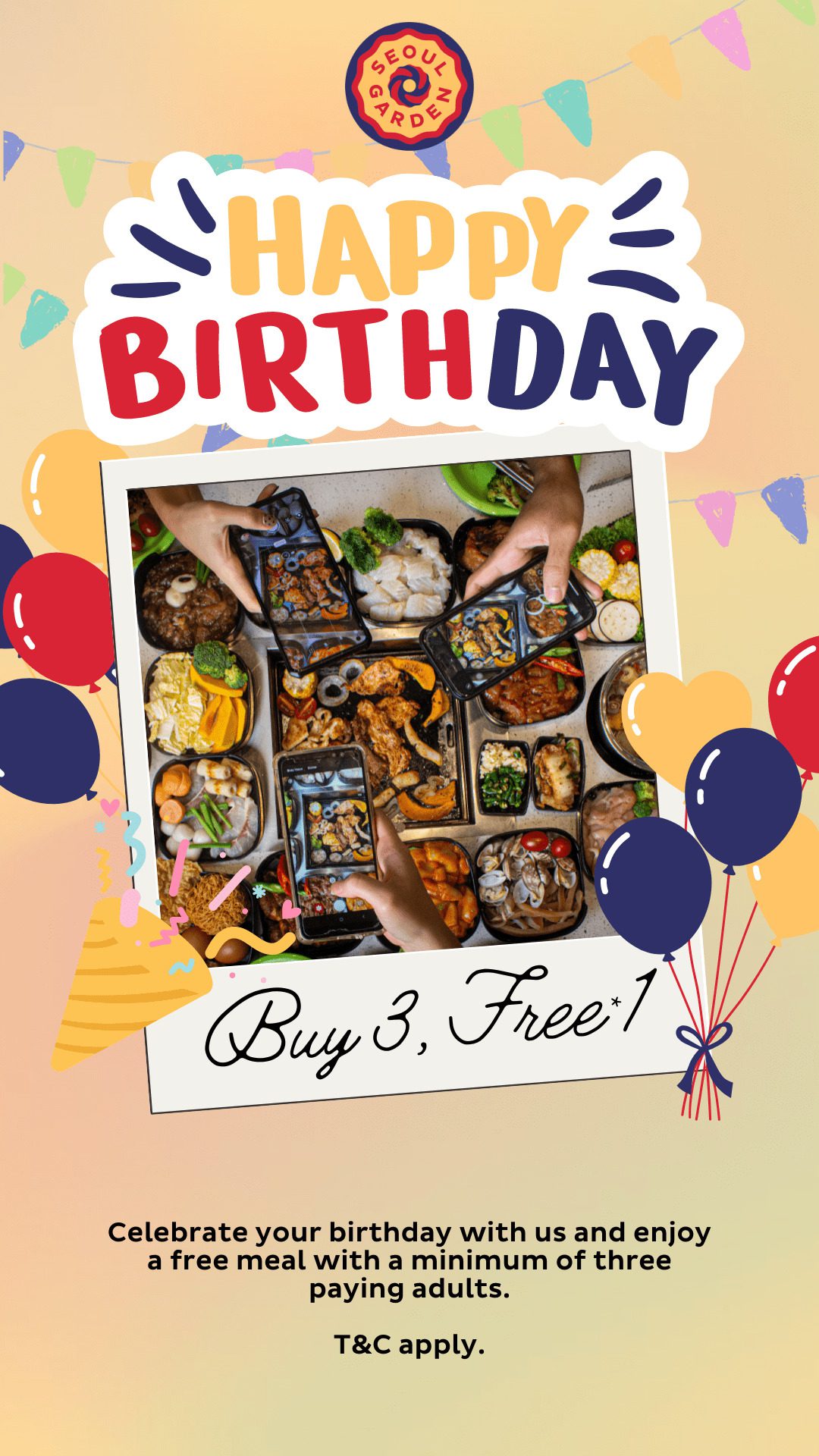 20 Freebie & Tawaran Hari Jadi di Malaysia 2025 14 Seoul Garden Malaysia