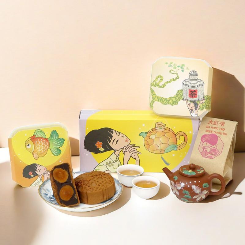 10 Jenama Kuih Bulan Premium Terbaik di Malaysia 2025 18 The purple canes gift set design gives a nostalgic feel keeping traditions alive