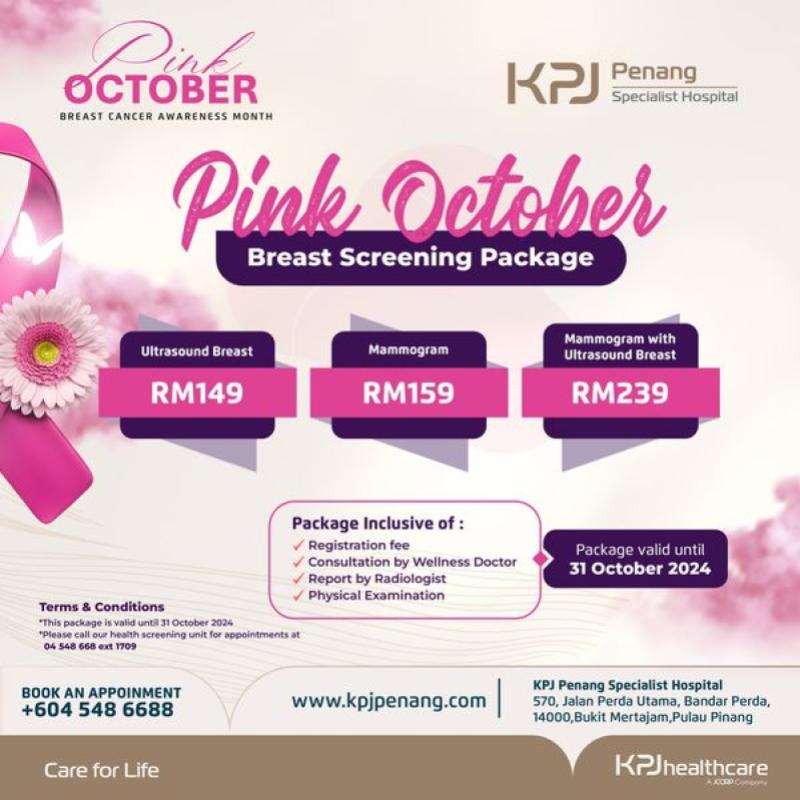 Top 10 Best Women’s Health Screening Packages in Penang 2025 3 KPJ Penang Specialist Hospital 1 1