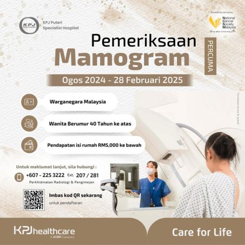 Top 10 Best Women’s Health Screening Packages in Johor 2025 11 KPJ Puteri Specialist Hospital