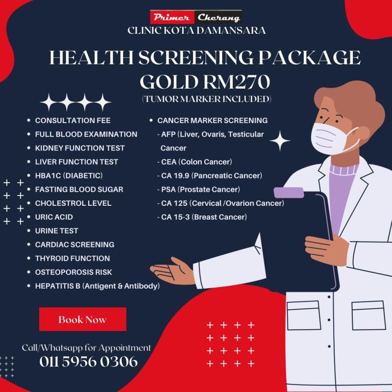 Top 10 Best Women’s Health Screening Packages in Malaysia 2025 17 Primer Cherang Clinic Kota Damansara 1