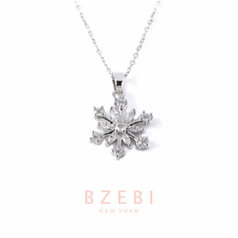 Top 10 Best Christmas Jewellery in Malaysia 2024 8 Bzebi Snowflake Pendant