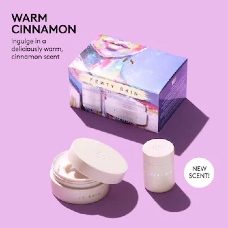 Top 10 Best Christmas Body Care Gift Sets in Malaysia 2024 10 Fenty Skin Shimmer N Spice Warm Cinnamon Shimmering Lip Body Duo