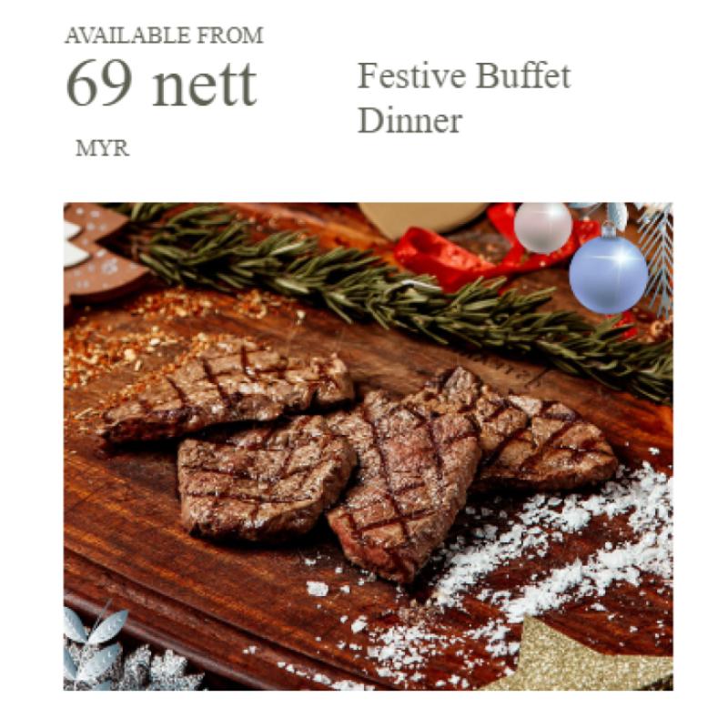 Top 10 Best Christmas Dinner Buffets in Penang 2024 9 Festive Buffet Dinner Olive Tree Hotel Penang 1