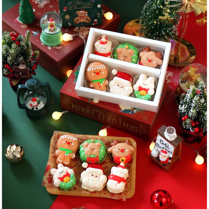 Top 10 Best Christmas Cookies in KL & Selangor 2024 3 Foret Blanc Christmas Macarons