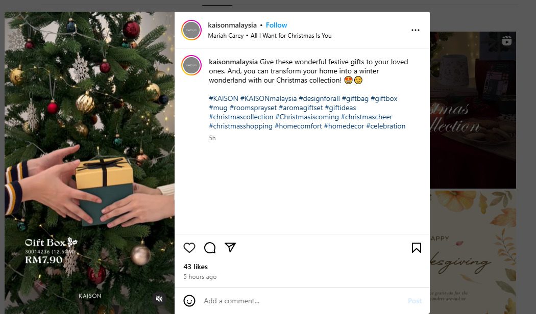 Top 10 Best Christmas Decorations Shops in KL & Selangor 2024 7 Kaison 1