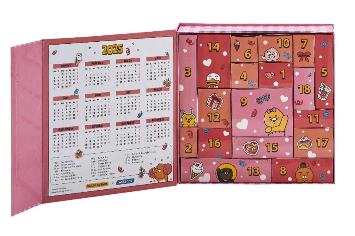 Top 10 Best Christmas Advent Calendars in Malaysia 2024 7 Kakao Friend Advent Calendar
