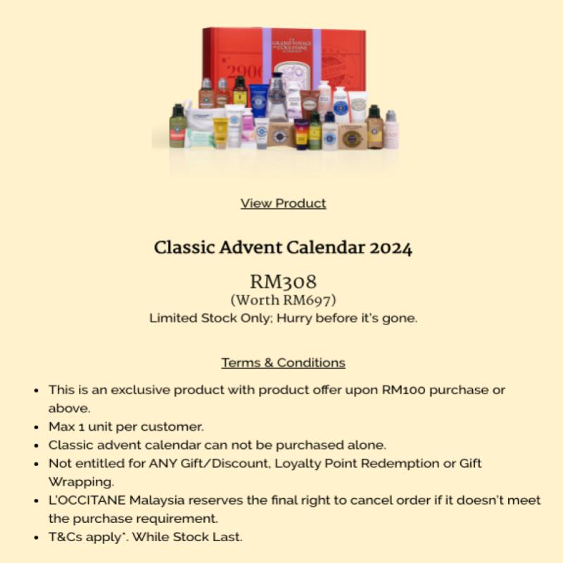 Christmas Promotions 2024 That You Should Not Miss! 19 Loccitane 1