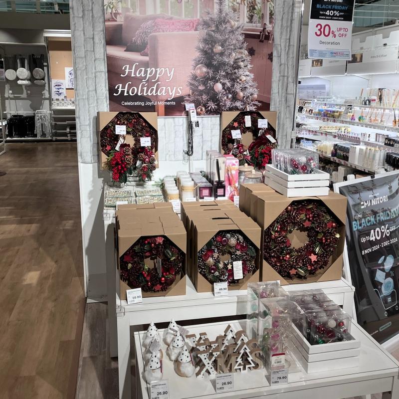 Top 10 Best Christmas Decorations Shops in KL & Selangor 2024 19 Nitori 1