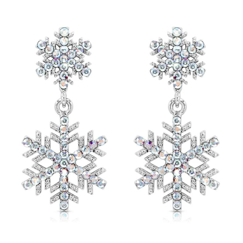 Top 10 Best Christmas Jewellery in Malaysia 2024 10 So Seoul Let it Snow Dangle Earrings