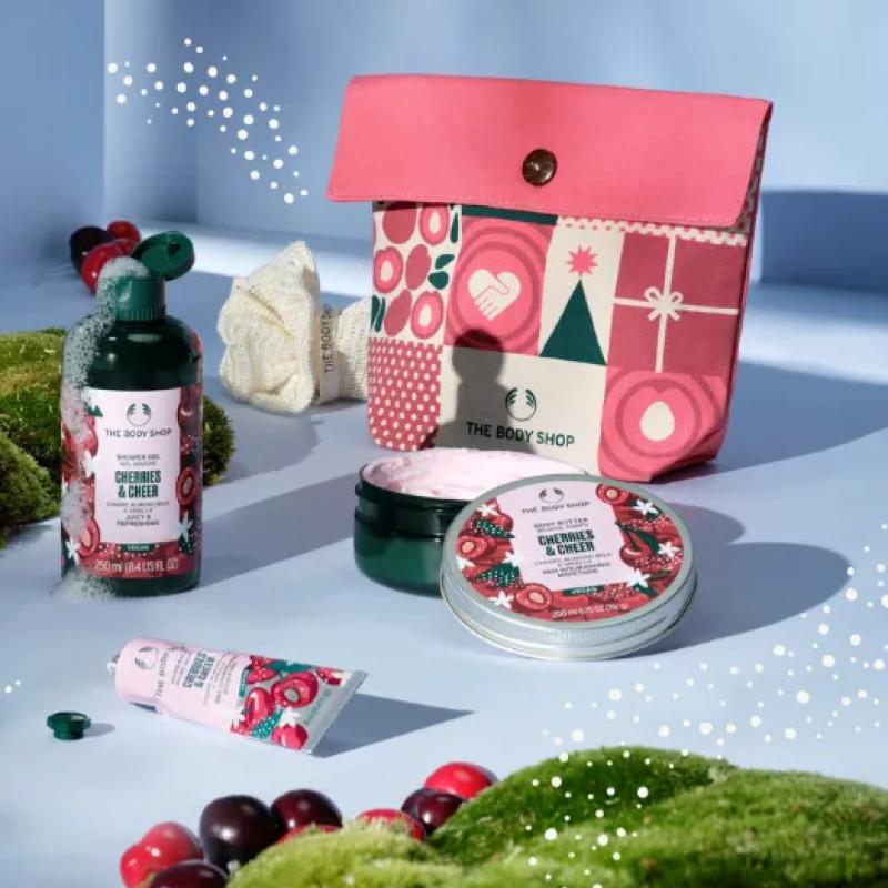 Top 10 Best Christmas Body Care Gift Sets in Malaysia 2024 3 The Body Shop Cherries Cheer Essential Gift