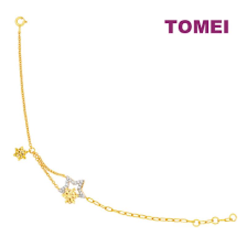 Top 10 Best Christmas Jewellery in Malaysia 2024 3 Tomei Diamond Cut Collection Snowflake Star Bracelet