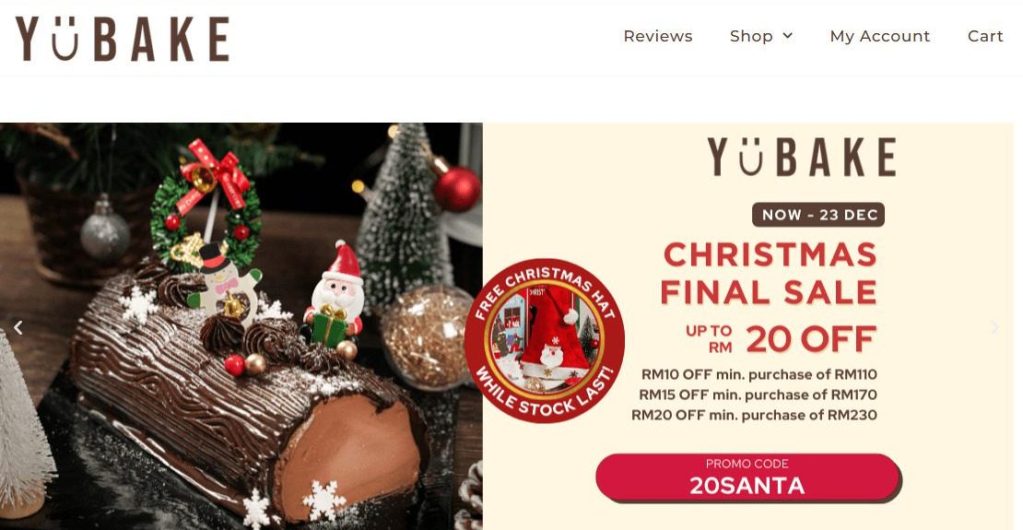 Christmas Promotions 2024 That You Should Not Miss! 8 Yu Bake e1733110578806