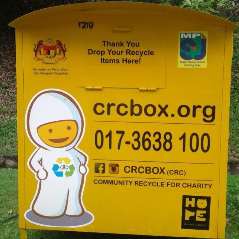 Top 10 Best Places to Recycle Your Clothes in Malaysia 2025 15 Community Recycle for Charity CRC 1 1